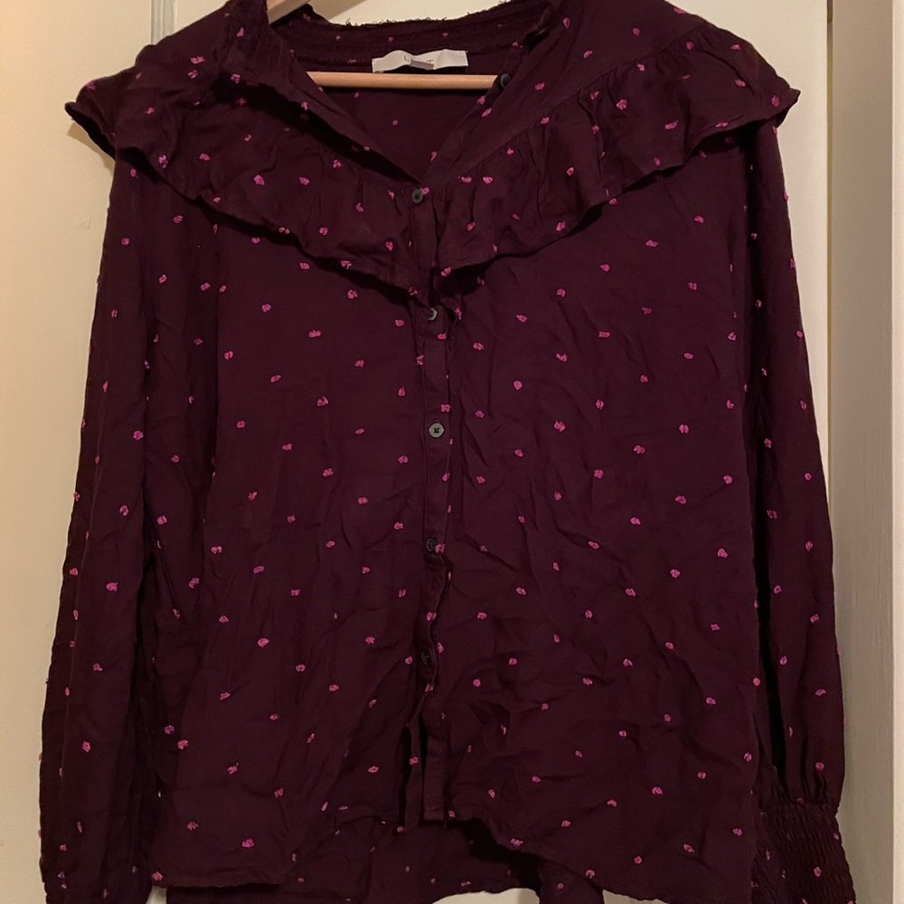 Any Taylor Loft Ruffled Top